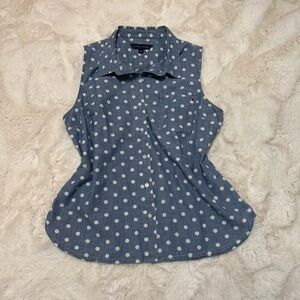 Tommy Hilfiger Denim Polka Dot Shirt